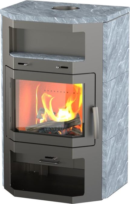 Kaminofen Bali Max Naturstein Grau 8,5 Kw Kaminofen