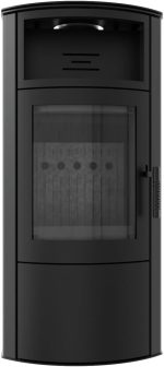 KRATKI KOZA TITAN Kaminofen Holzofen Kamineinsatz 11Kw Ø150 – Stahlofen Heizeinsatz Holz Freistehend - Bimschv 2, Ökodesign, EEK a - Effiziente Wärmespeicherung Und Saubere Verbrennung