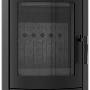KRATKI KOZA TITAN Kaminofen Holzofen Kamineinsatz 11Kw Ø150 – Stahlofen Heizeinsatz Holz Freistehend - Bimschv 2, Ökodesign, EEK a - Effiziente Wärmespeicherung Und Saubere Verbrennung