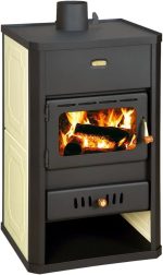 Kaminofen, Holzofen Wasserführend Prity S1 W10, Leistung 13Kw