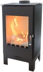 Verso Ina L: Leistungsstarker 7.5Kw Holzofen, Kaminofen Für Effizientes Heizen, Robust Und Stilvoll