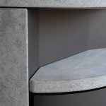H&M Germany Kaminofen München Max Style Gussgrau/Naturstein 150Mm Rauchrohranschluss 8Kw Holzofen Kohle Schwedenofen Steinverkleidung