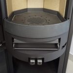 H&M Germany Kaminofen EVO 2.1 Stahl Schwarz Ofen Heizofen Holzofen Kamin 7Kw