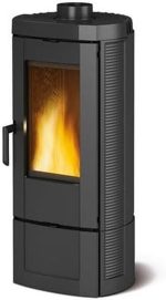 Kaminofen Candy 4.0 - Gusseisen, Schwarz, Holz, 6,2 Kw, 177 M³, 85,1% Effizienz, 89 X 40 X 40 Cm