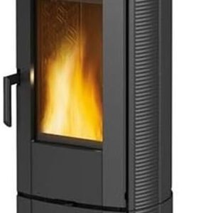 Kaminofen Candy 4.0 - Gusseisen, Schwarz, Holz, 6,2 Kw, 177 M³, 85,1% Effizienz, 89 X 40 X 40 Cm
