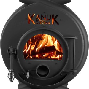 Warmluftofen Kanuk® Original 10 Kw - Werkstattofen - Schwedenofen - Zulassung Für Deutschland, Österreich Und Schweiz - Bimschv (Ohne Seitenverkleidung, Ohne Untergestell)
