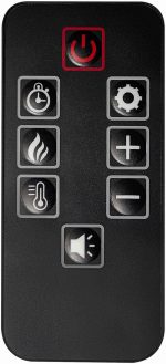 Elektrokamin Toscana AF23BS, Elektrischer Standkamin Mit Heizung 1800 W, Realistischer Flammeneffekt, Led-Beleuchtung, Fernbedienung, Timer, Thermostat, Knistereffekt, MDF, Russet