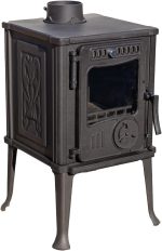 EEK A+ Kaminofen Gusseisen Ofen Antik Holz Guca Iskra Holzofen Klein 6 Kw Kamin Gusseisenofen Dauerbrandofen Werkstattofen Hüttenofen Heizofen