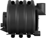 Warmluftofen Kanuk® Original 10 Kw - Werkstattofen - Schwedenofen - Zulassung Für Deutschland, Österreich Und Schweiz - Bimschv (Ohne Seitenverkleidung, Ohne Untergestell)
