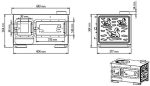 Outdoor-Küchenofen ROSALIE, Gartenküche, Pizzaofen & Zeltofen | Garten-Kamin Gartenofen Schwarz