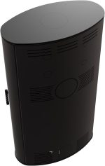 KRATKI Kaminofen Rollo 8 Kw Mit Raumluftunabhängig Ø 150 Mm, Bimschv Stufe 2, EEK A+ - Kaminofen HKI - Schwarz Verkleidung