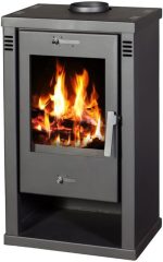 Kaminofen Holzofen BALKAN ENERGY Modell Talon 7Kw Holzofen Mit Holzfach Nische