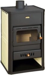 Kaminofen, Holzofen Wasserführend Prity S1 W10, Leistung 13Kw