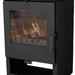Kaminofen ALAZ K5S Schwarz 6 Kw, Kamin Heizofen Dauerbrandofen Holzofen, Кaminholz Hüttenofen, Кaminfeuer, Briketts Kamin, Fireplace Wood
