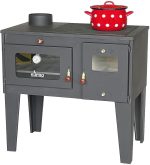 Kaminofen Mit Backfach Und Herdplatte Alegra 93933 6 Kw Kamin Mehrfachbelegung Holzofen Ofen Holz Holzherd Küchenhexe Kochplatte Küchenofen