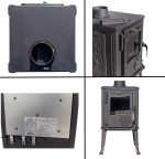 EEK A+ Kaminofen Gusseisen Ofen Antik Holz Guca Iskra Holzofen Klein 6 Kw Kamin Gusseisenofen Dauerbrandofen Werkstattofen Hüttenofen Heizofen