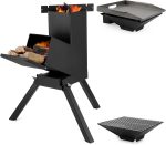 3-In-1-Raketenöfen Mit Grillrost, Grillrost Und Topf-Kochständer, Robuste Holzöfen Zum Kochen, Camping-Holzofen-Set Für Off-Grid-Versorgung, Outdoor-Grillveranstaltung