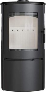 KRATKI Falcon View Kaminofen, Holzkamin Mit Lufteinlass, Bimschv 2 Konform, 10 Kw Kaminofen, Thermischer Wirkungsgrad 82%, Staubauslass 150 Mm, Energieklasse A