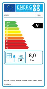 KRATKI Stahlofen Thor | 8 Kw | RRØ 150 Mm | Holzofen 130,8 X 45,2 X 45,2 Cm | Mit Verglasung | Erfüllt Die Norme Bimschv Stufe 2, 15A B-VG | Ideal Für Normales Zuhause & Mit Rekuperation-System