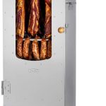 KAISER COMPANY '100' Hochwertiger Elektrischer Räucherofen/Räucherschrank Aus Edelstahl I Tragbarer Smoker 110 Cm I Passen Bis Zu 15Kg Fleisch I 2000W I Mit Zubehör I NICHTROSTEND