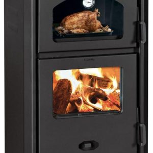 Holzofen Mit Backofen, Kochherd, 14 Kw Heizleistung