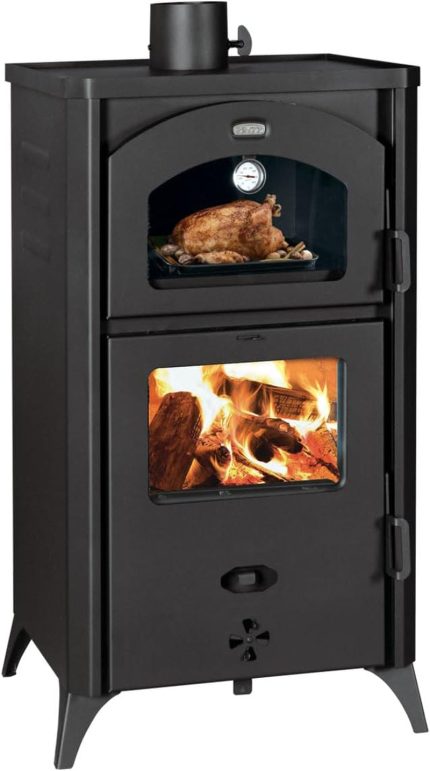 Holzofen Mit Backofen, Kochherd, 14 Kw Heizleistung