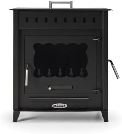 Press Stove Holzofen Granade Mit Backofen Und Seitentür, Modell VESUBIO 2, 14,3 Kw
