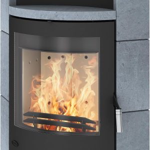 Kaminofen / Eckkaminofen Fireplace Lyon Speckstein 8Kw