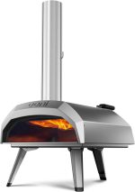 Ooni Karu 12 Pizzaofen – Gas Pizzaofen & Holzofen, Ooni Pizzaofen Für Outdoor – Kocht 30 Cm Pizzen in 60 Sekunden - Tragbarer Pizza Oven