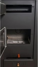 S3 W21 Holzofen Für Zentralheizung, Festbrennstoffofen, 5,0 Kg, Beige/Schwarz