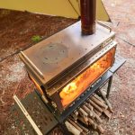 Camping Zeltofen Holzofen, Dweller Ultra 3 Edelstahl Holzofen Und Aufbewahrungsboden Zum Kochen, Heizen (Mit 3 Gläsern)