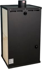 S3 W21 Holzofen Für Zentralheizung, Festbrennstoffofen, 5,0 Kg, Beige/Schwarz