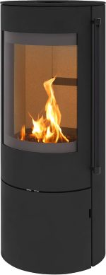 H&M Germany Kaminofen EVO 2.1 Stahl Schwarz Ofen Heizofen Holzofen Kamin 7Kw