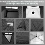 WILLOWYBE Portables Outdoor-Sauna-Set Mit Saunazelt Und Holzofen – Für Trockensauna Und Kochen Mit Familie Und Freunden