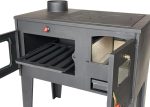 Kaminofen Mit Backfach Und Herdplatte Alegra 93933 6 Kw Kamin Mehrfachbelegung Holzofen Ofen Holz Holzherd Küchenhexe Kochplatte Küchenofen